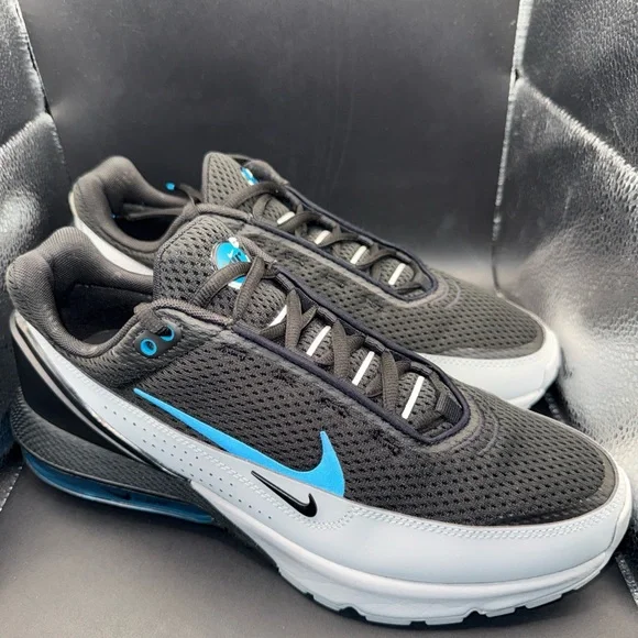 Size 10.5 - Nike Air Max Pulse Black Laser Blue, DR0453-002, Clean, No Box